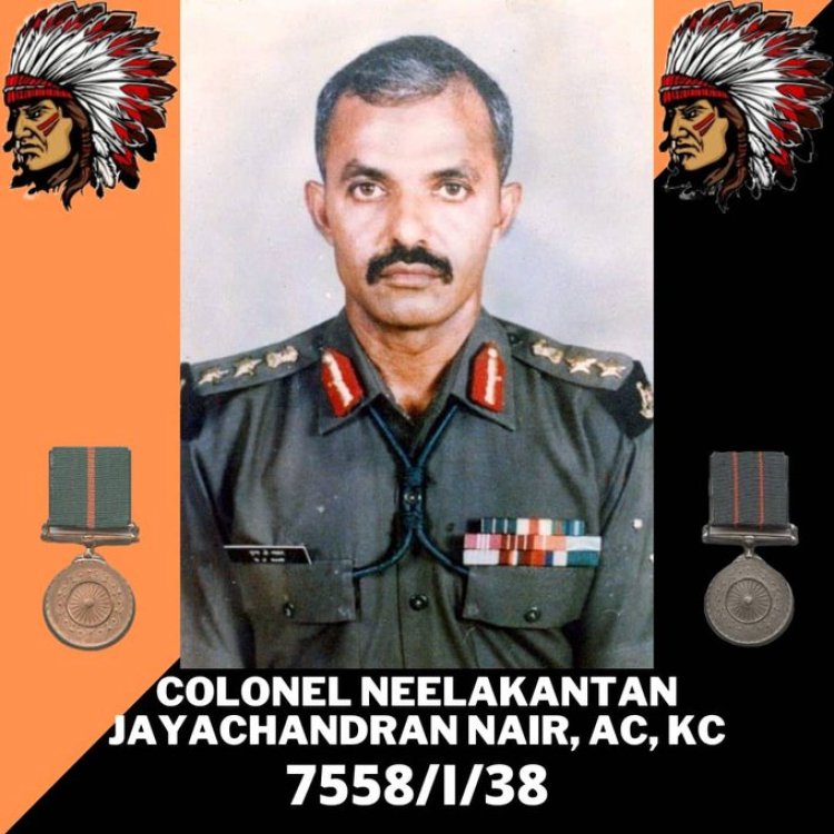 Most Decorated Injun- Col NJ Nair,AC,KC sir !!